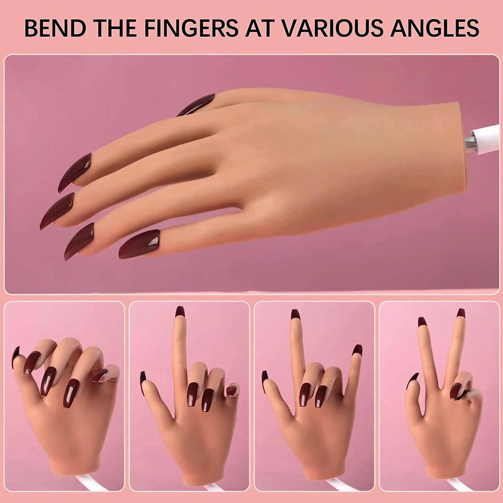 Nail Training Practice Hand - Image 4