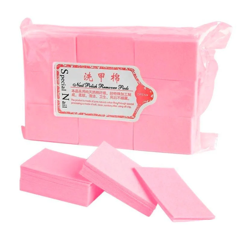 Nail Wipes Pink/White 600/400pcs - Image 2