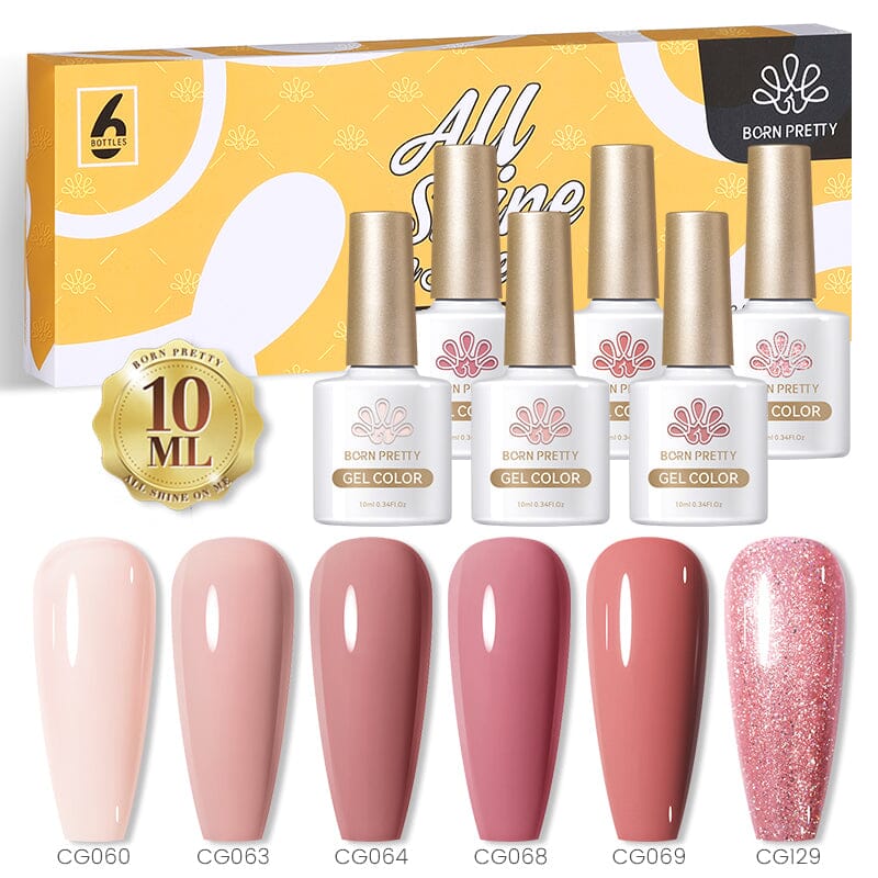 Nude - Gel Polish 6 Colour Set (Series 1)