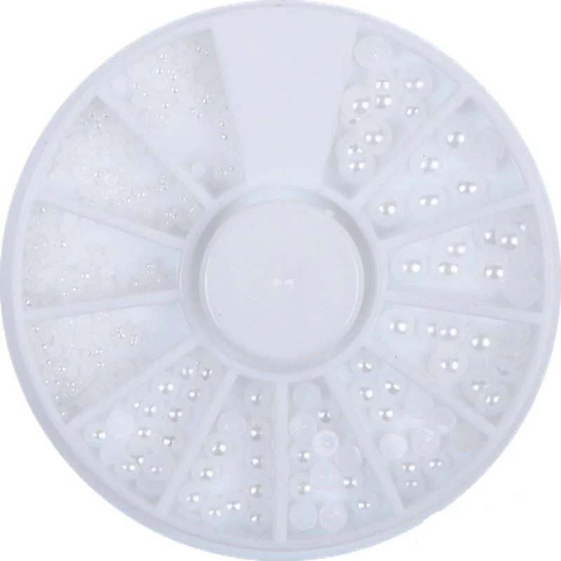 Pearls Nail Art Decoration Wheels - Image 7