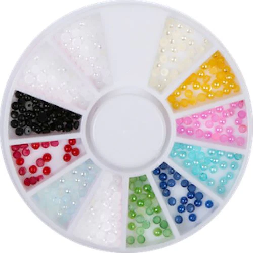 Pearls Nail Art Decoration Wheels - Image 8