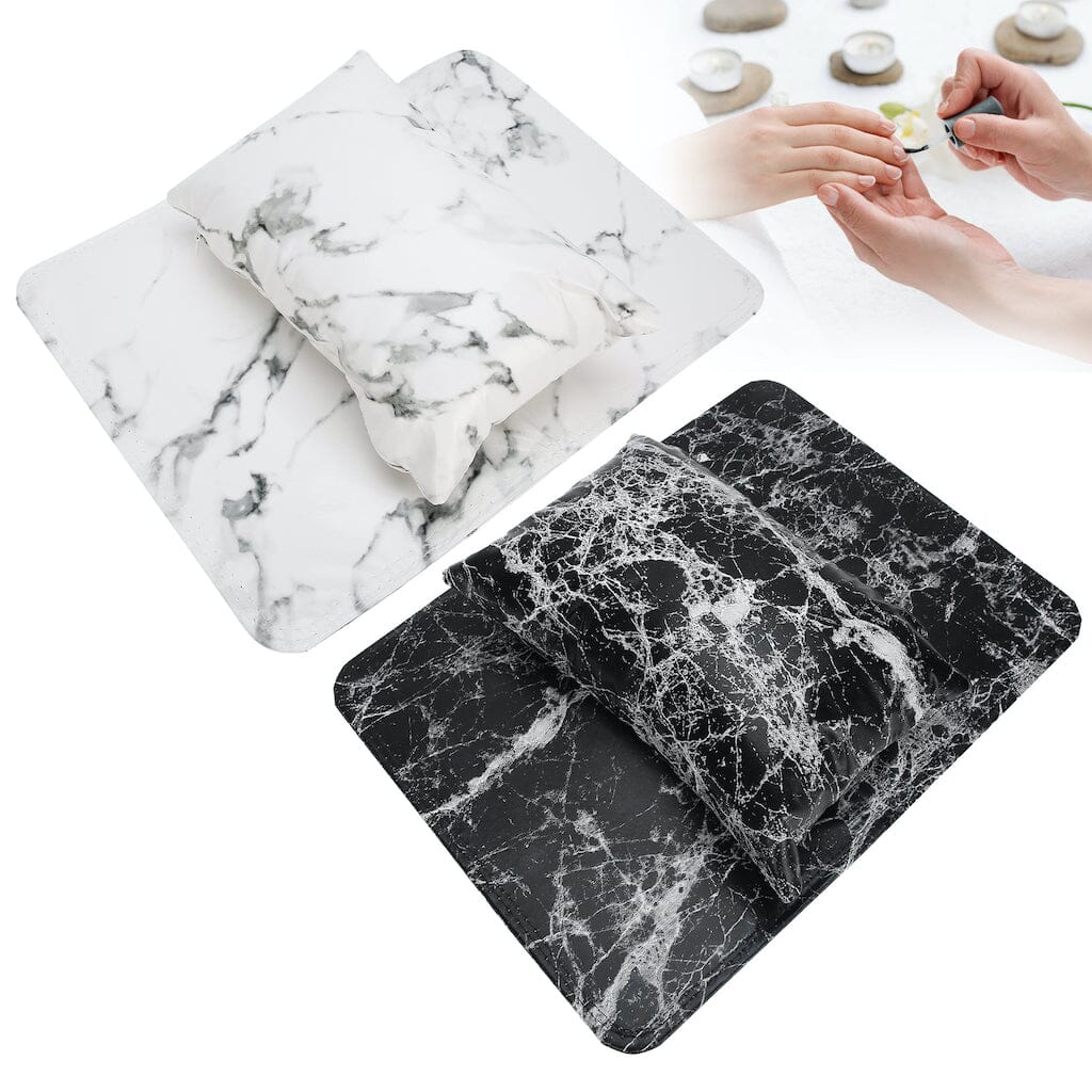 Pillow Arm Rest and Table Mat Set - Marble style - Image 2