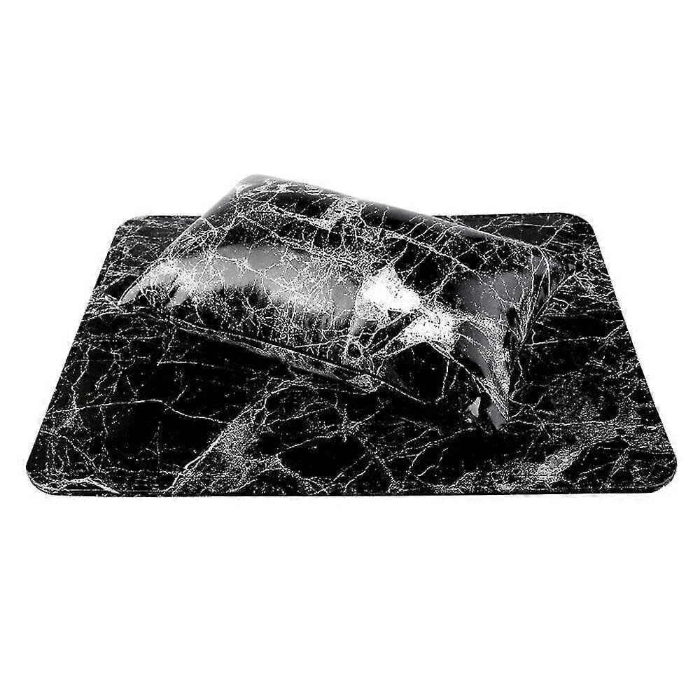 Pillow Arm Rest and Table Mat Set - Marble style - Image 3