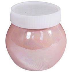 Pink Ceramic Dappen Dish with White Lid