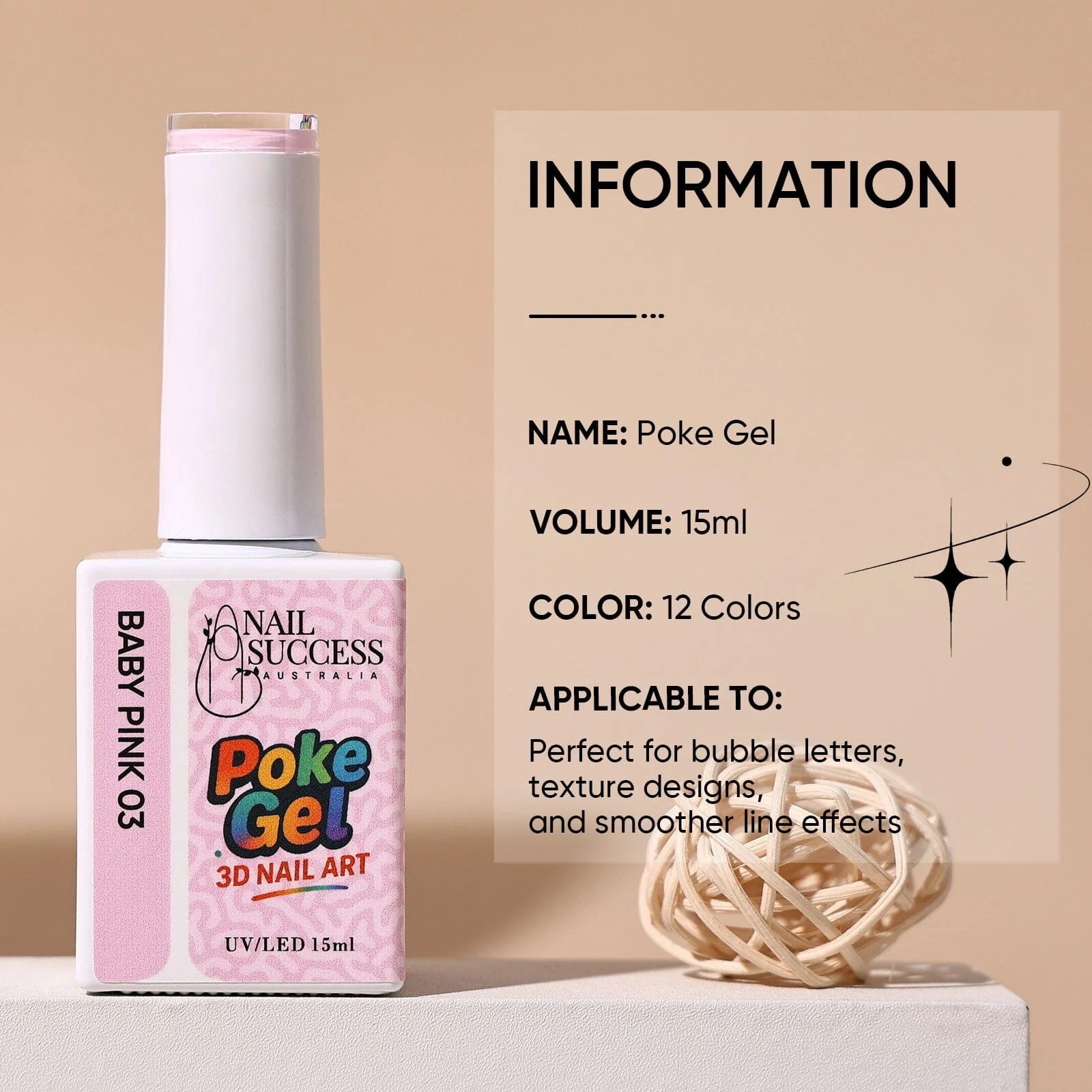 Poke Gel 3D Nail Art - Image 15