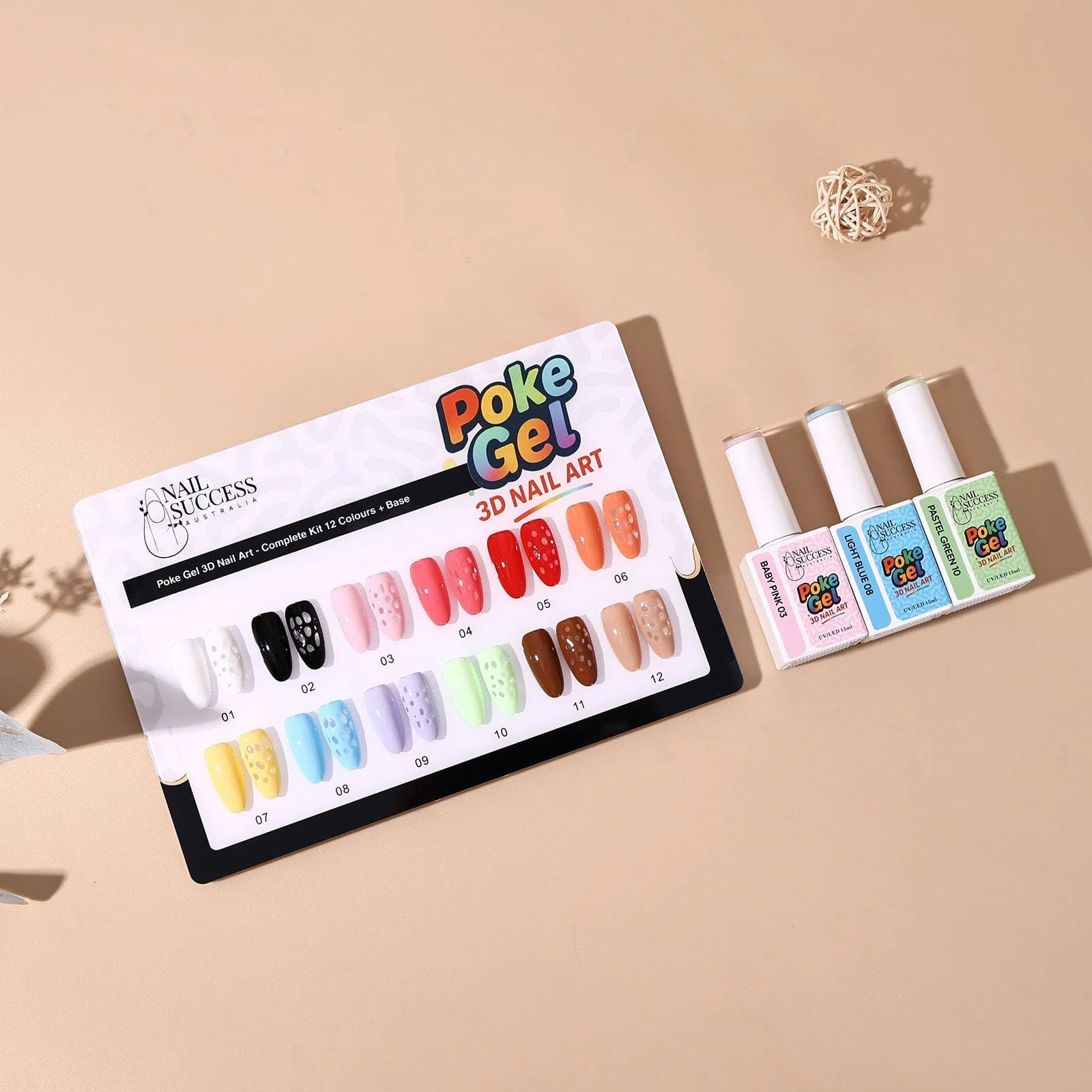 Poke Gel 3D Nail Art - Image 9