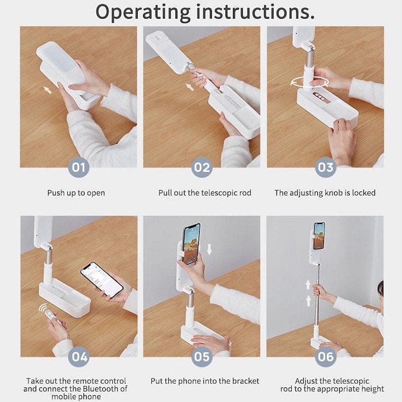 Portable LED Light and Phone Holder for Nails & Beauty - Image 13