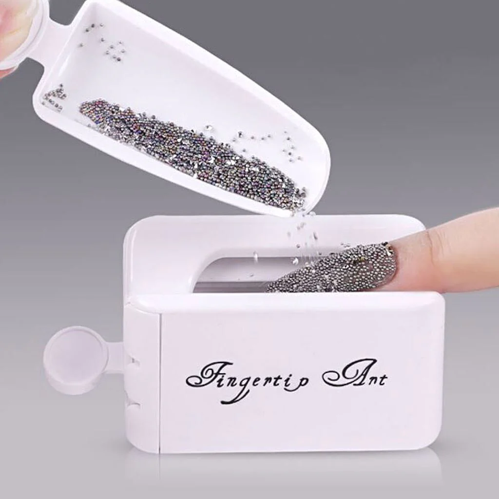 Nail Art Powder Pouring Tray with Funnel