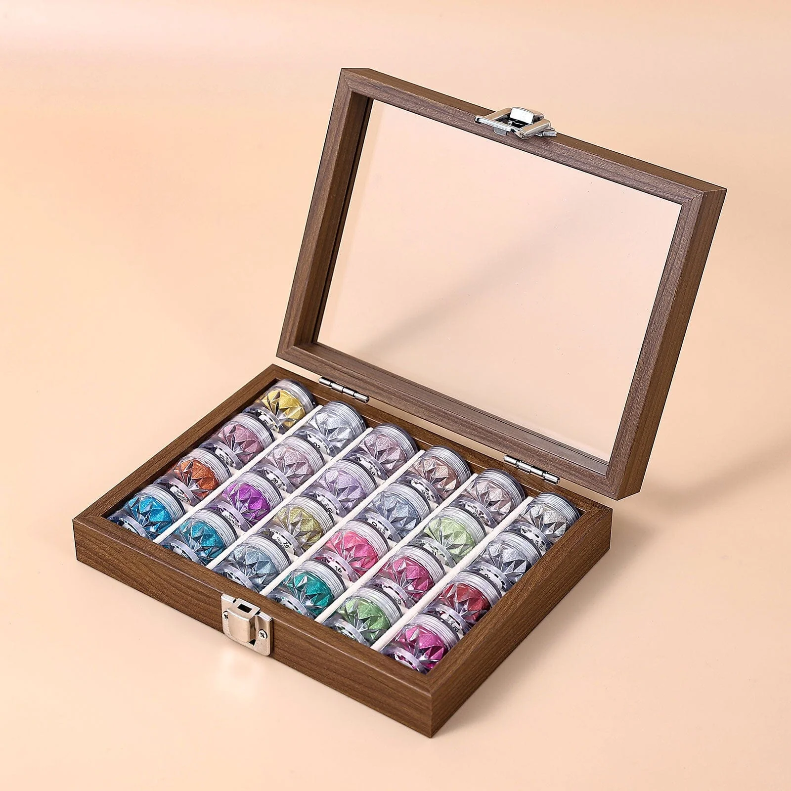 Premium Chrome Powder Nail Kit - 24 Colours - Image 4