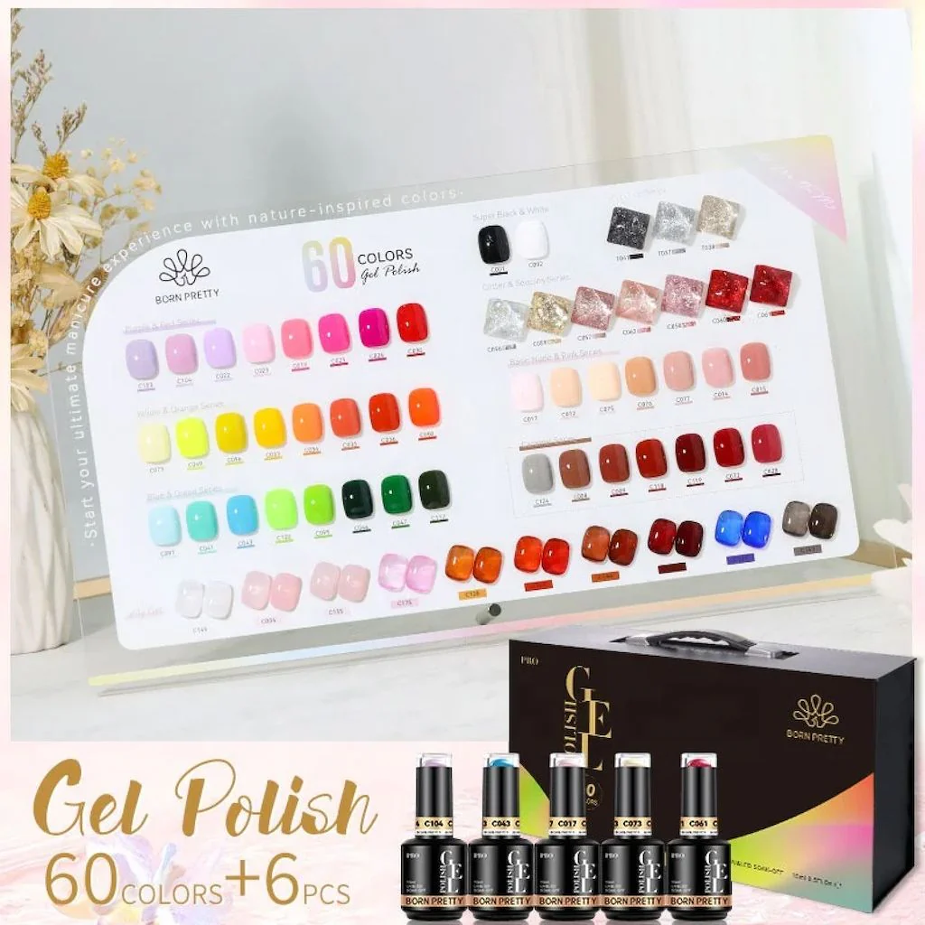 Pro 60 Colours Gel Polish Kit Born Pretty - Image 4