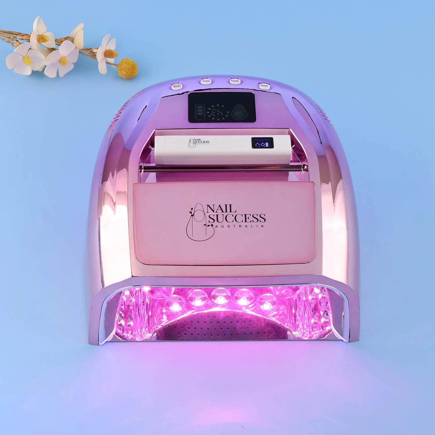 PRO Rechargeable Nail Lamp LED/UV 128W with Flash Torch - Image 10