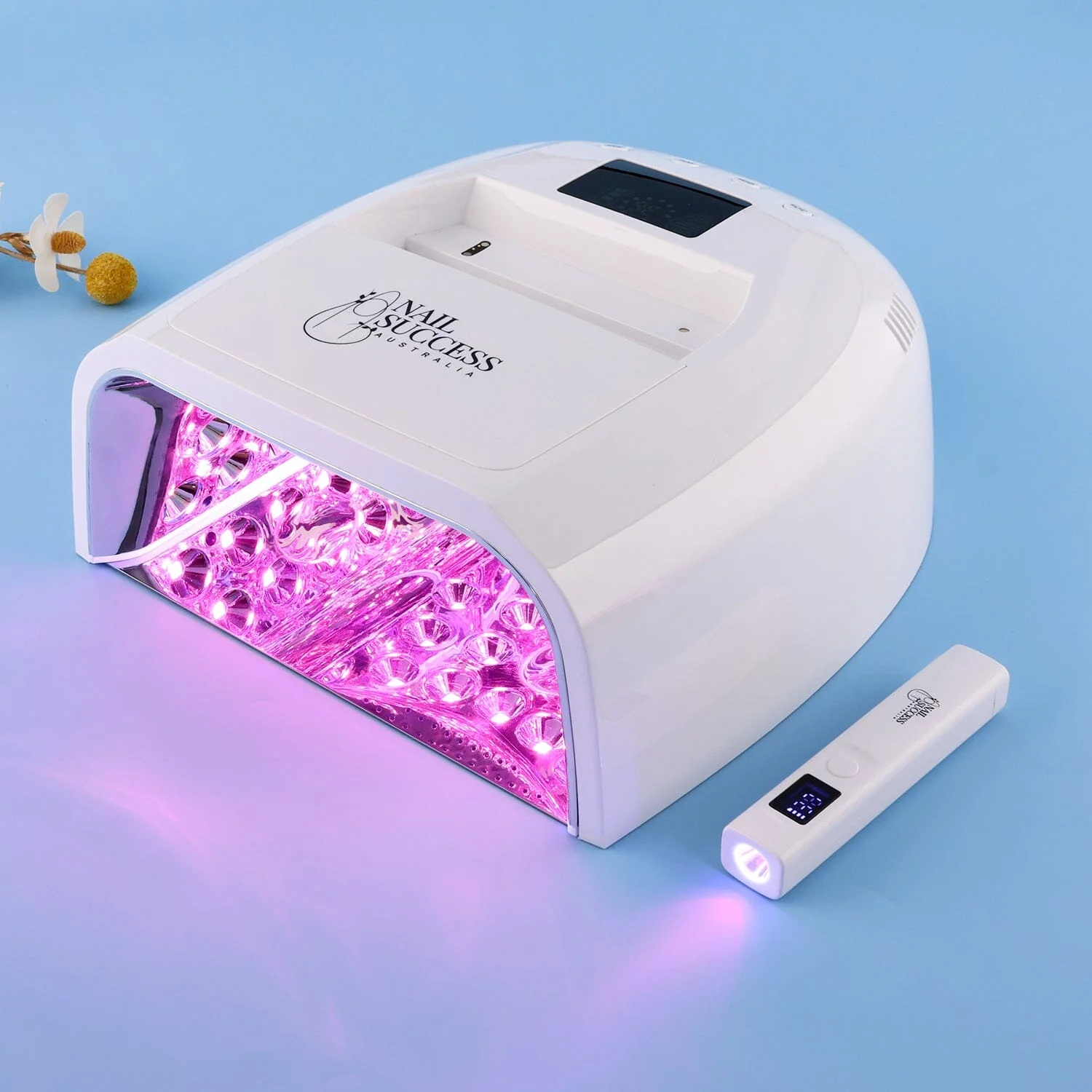 PRO Rechargeable Nail Lamp LED/UV 128W with Flash Torch - Image 13