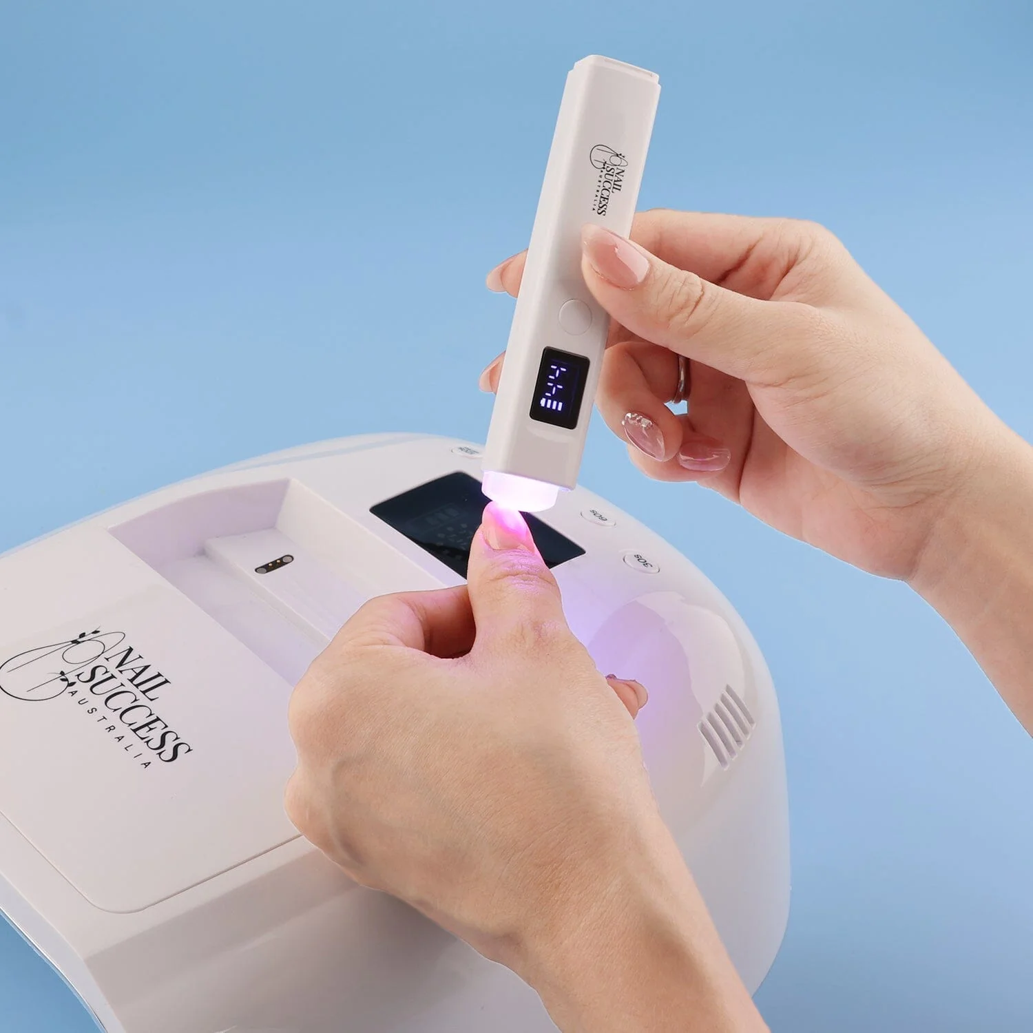 PRO Rechargeable Nail Lamp LED/UV 128W with Flash Torch - Image 14