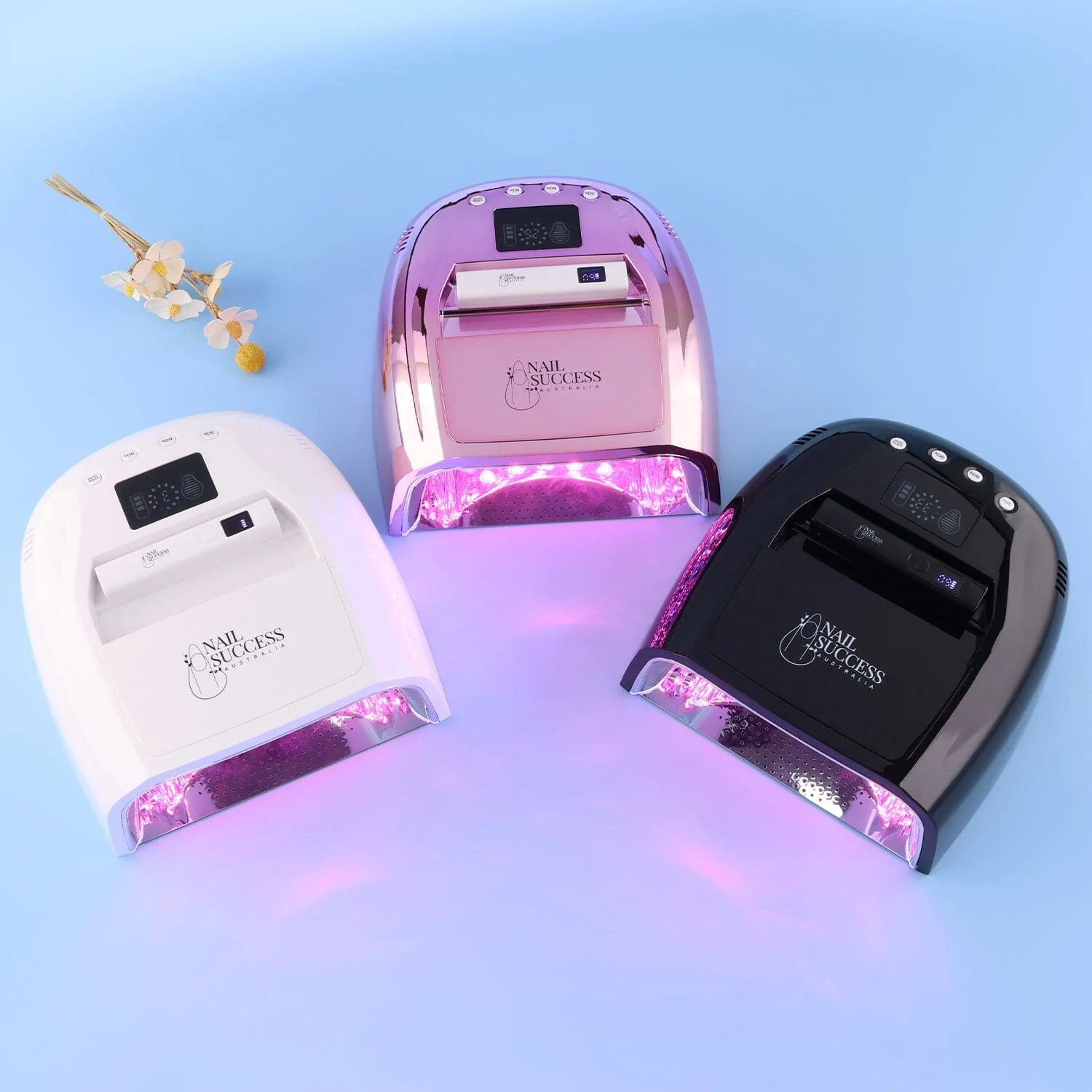 PRO Rechargeable Nail Lamp LED/UV 128W with Flash Torch - Image 2