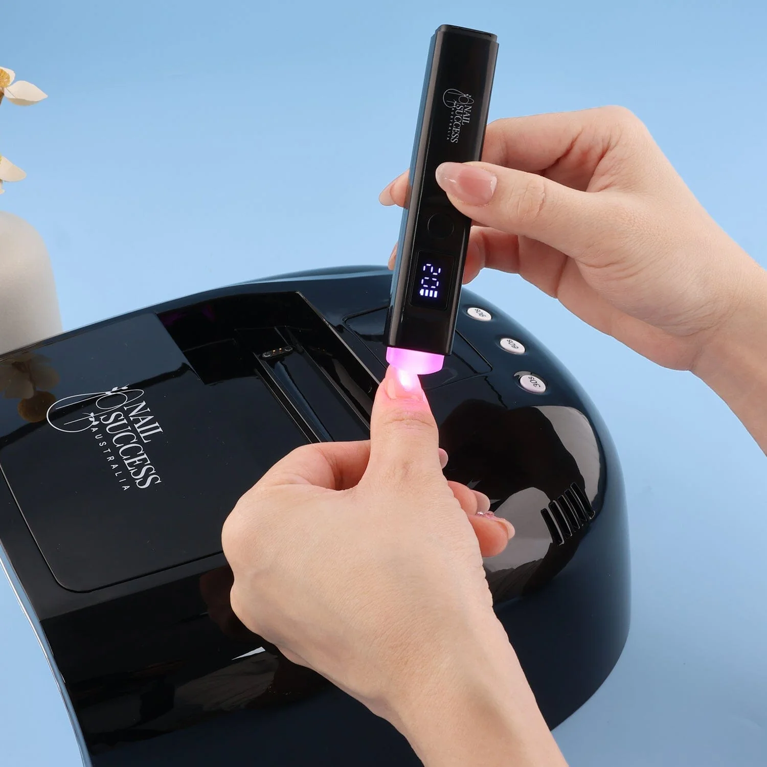 PRO Rechargeable Nail Lamp LED/UV 128W with Flash Torch - Image 25