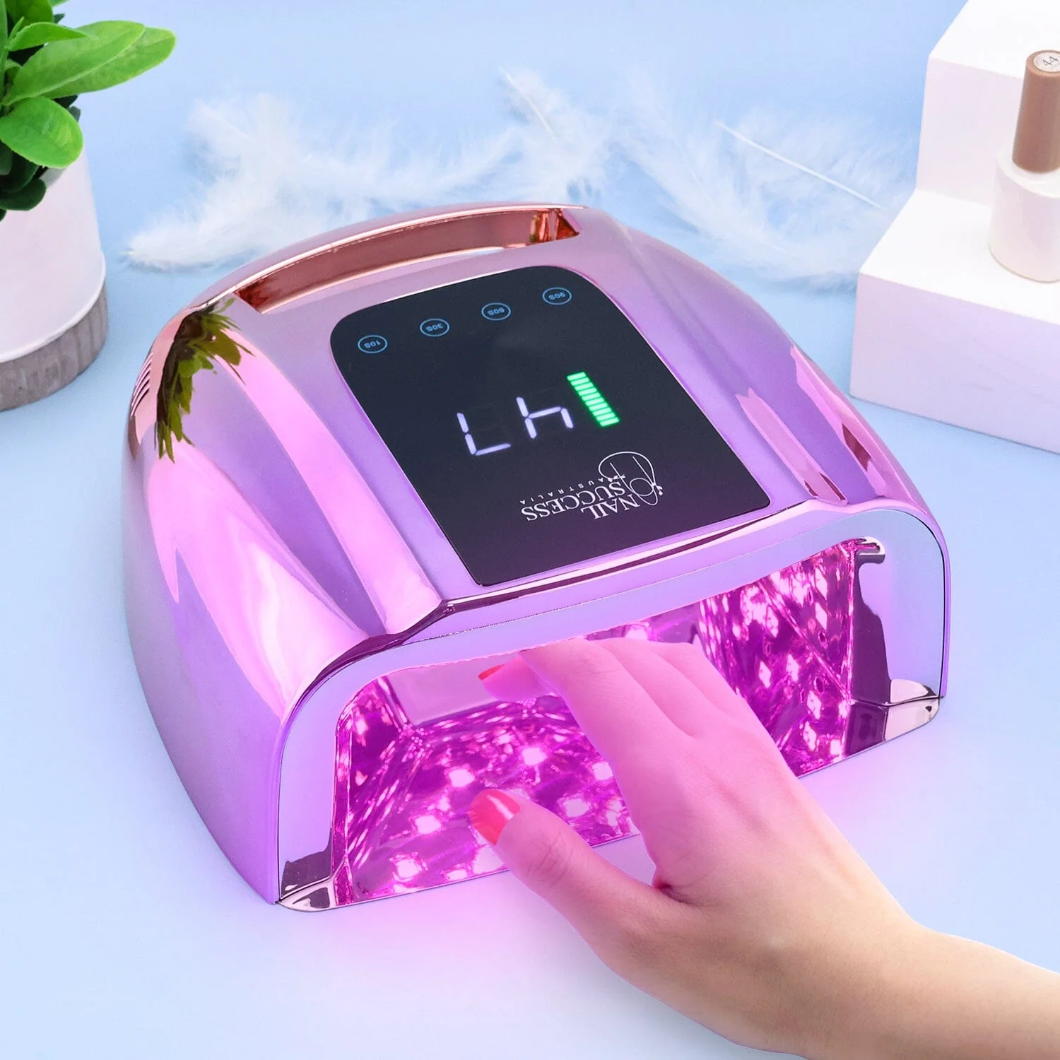 PRO Rechargeable Nail Lamp LED/UV 96W - Image 5