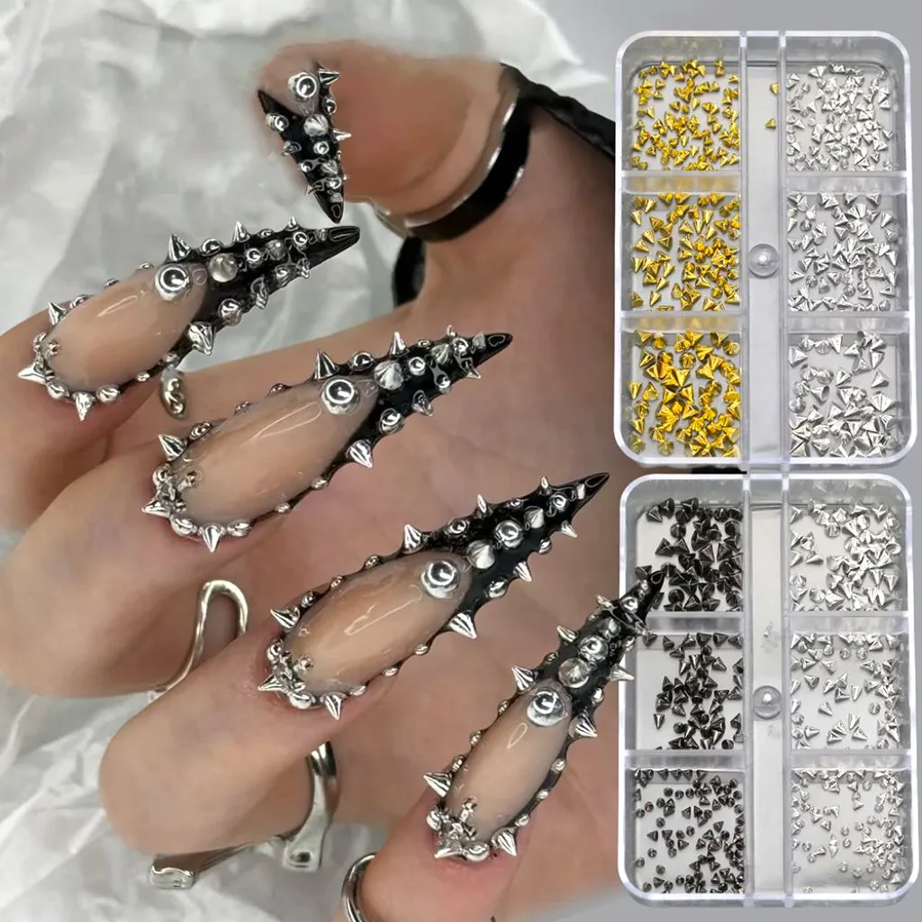 Punk Nail Rivets Spikes Metal Studs