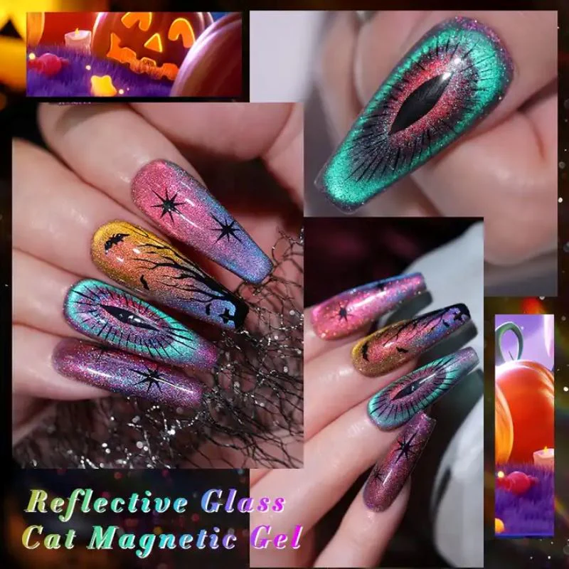 Reflective Glass Cat Magnetic Gel Polish Born Pretty - Image 2