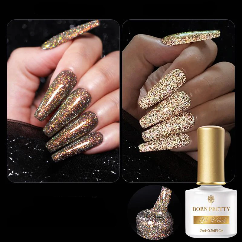 Reflective Glitter Flash Gel Polish Born Pretty - Image 10
