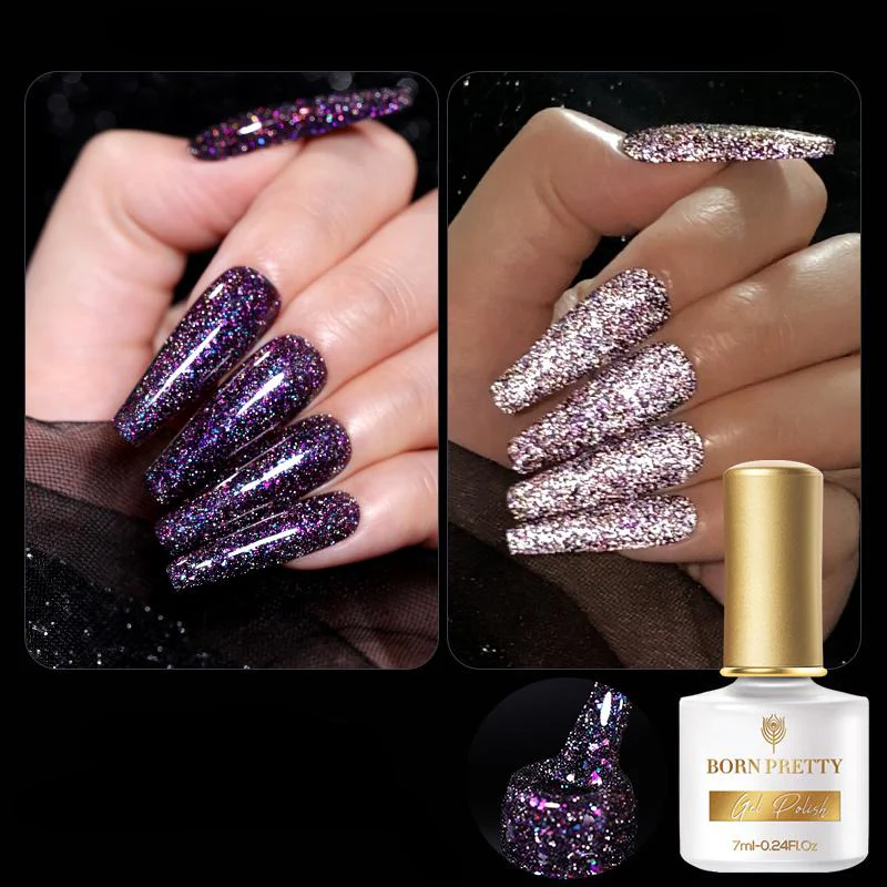 Reflective Glitter Flash Gel Polish Born Pretty - Image 12