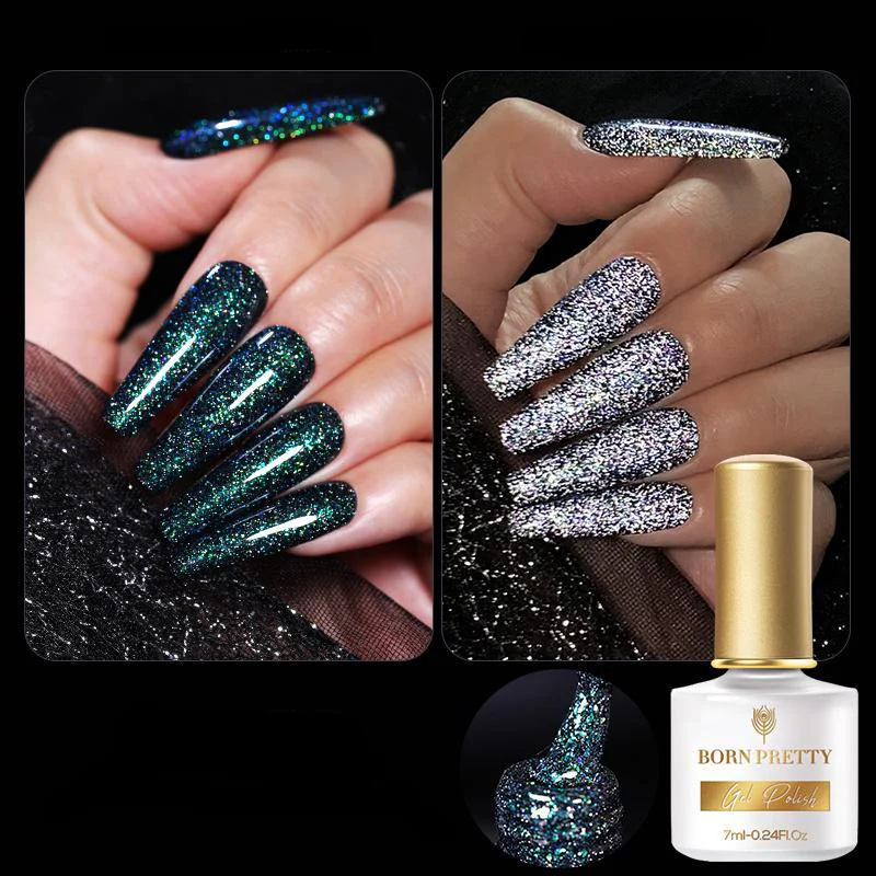 Reflective Glitter Flash Gel Polish Born Pretty - Image 13