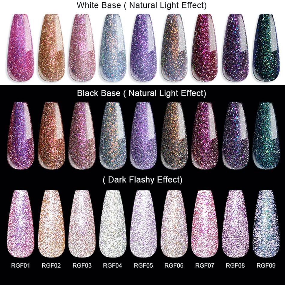 Reflective Glitter Flash Gel Polish Born Pretty - Image 3