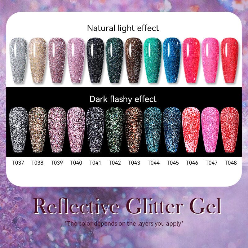 Reflective Glitter Gel Born Pretty 15ml - Image 2