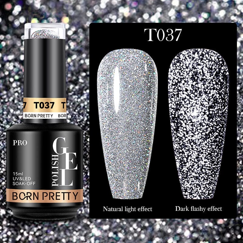 Reflective Glitter Gel Born Pretty 15ml - Image 3