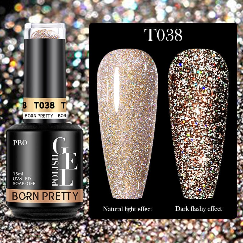 Reflective Glitter Gel Born Pretty 15ml - Image 4