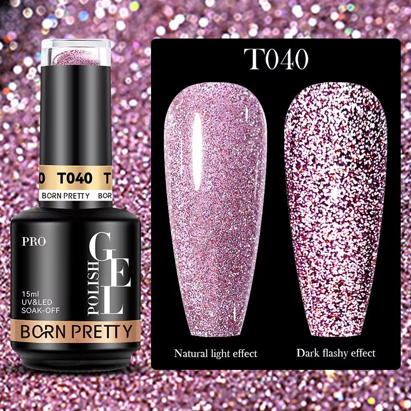 Reflective Glitter Gel Born Pretty 15ml - Image 7