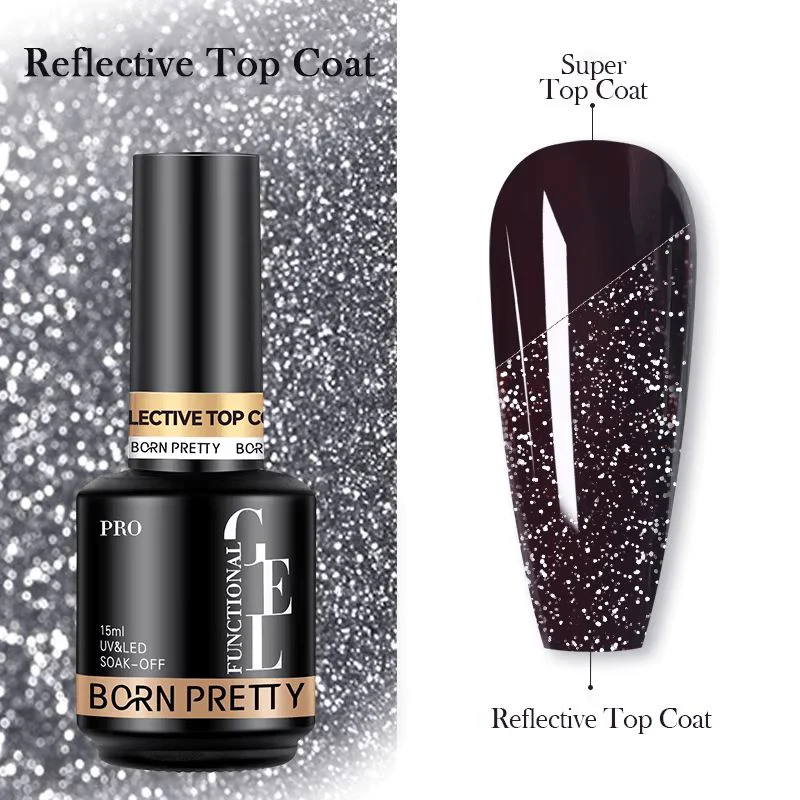 Reflective Glitter Top Coat Born Pretty - Image 11