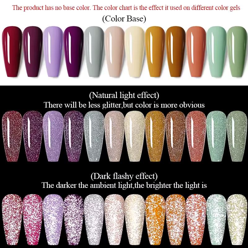 Reflective Glitter Top Coat Born Pretty - Image 3