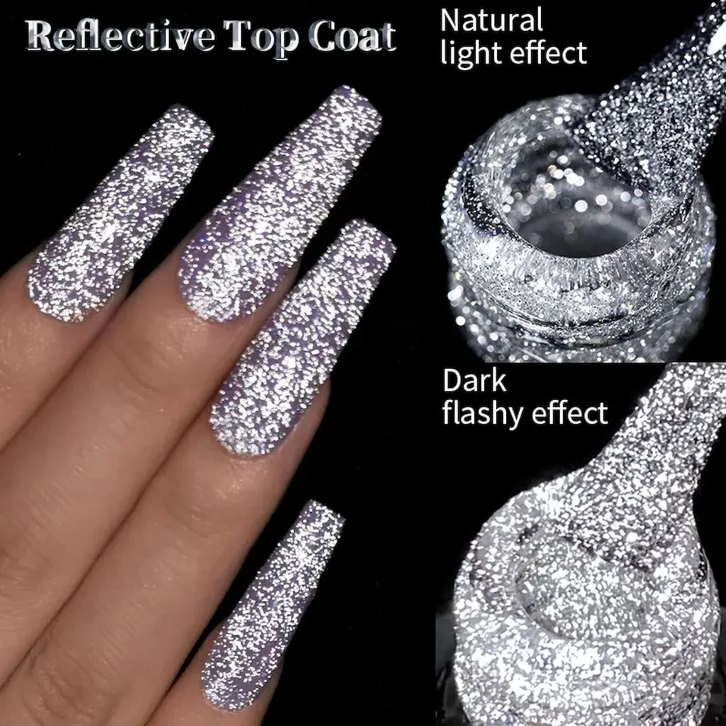 Reflective Glitter Top Coat Born Pretty - Image 9