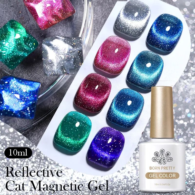 Reflective Sparkle Glitter Cat Eye Magnetic Gel Born Pretty - Image 13