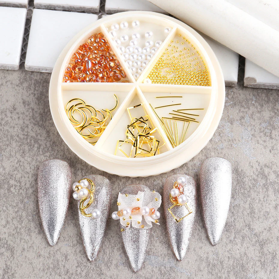 Rhinestones & Charms Nail Art Decoration Wheels - Image 10