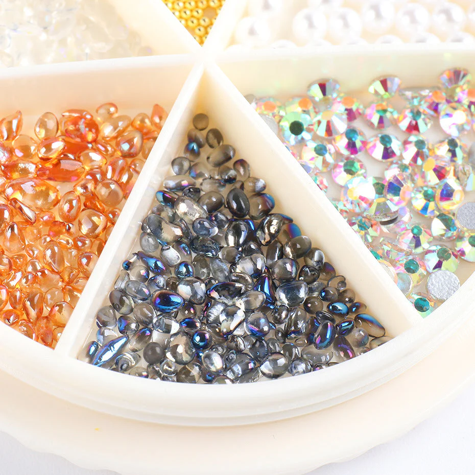Rhinestones & Charms Nail Art Decoration Wheels - Image 4