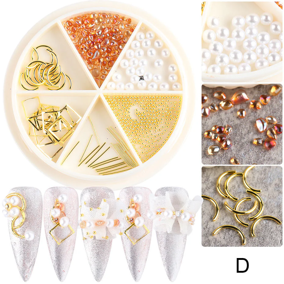 Rhinestones & Charms Nail Art Decoration Wheels - Image 9