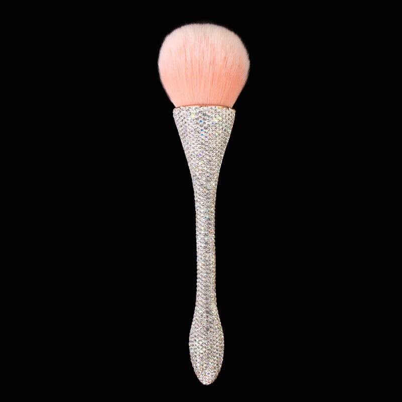 Rhinestones Handle Soft Hair Dust Brush - Image 3