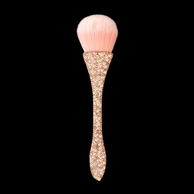 Rhinestones Handle Soft Hair Dust Brush - Image 4