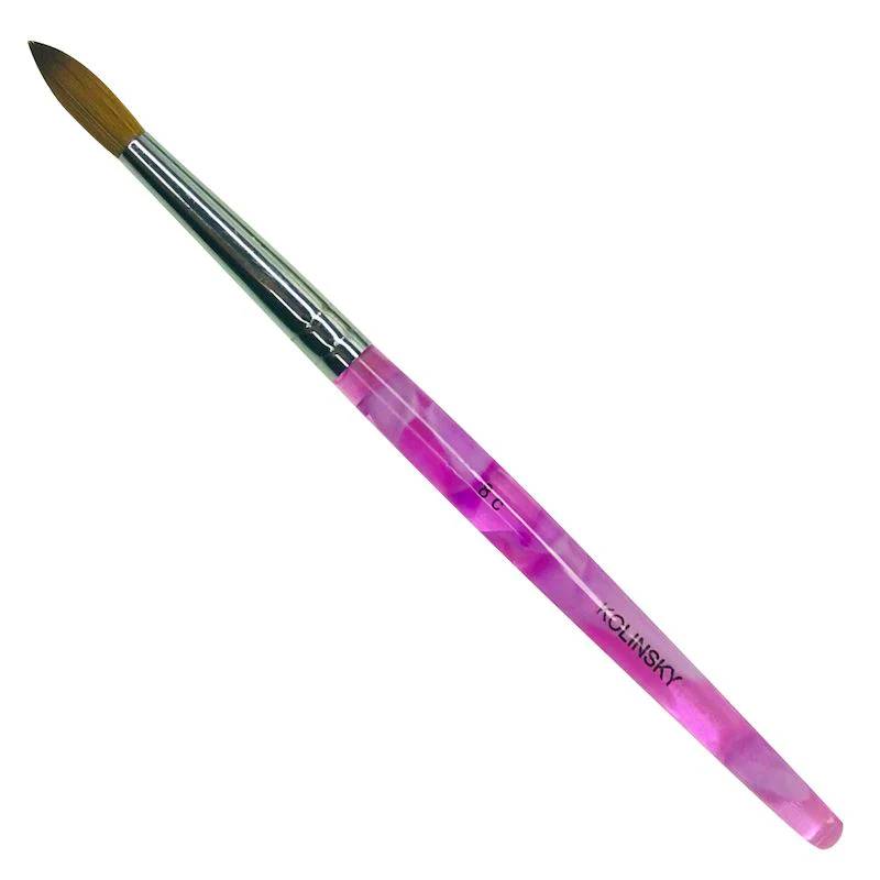Round Kolinsky Acrylic Brush - Image 3