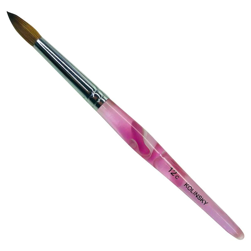 Round Kolinsky Acrylic Brush - Image 4