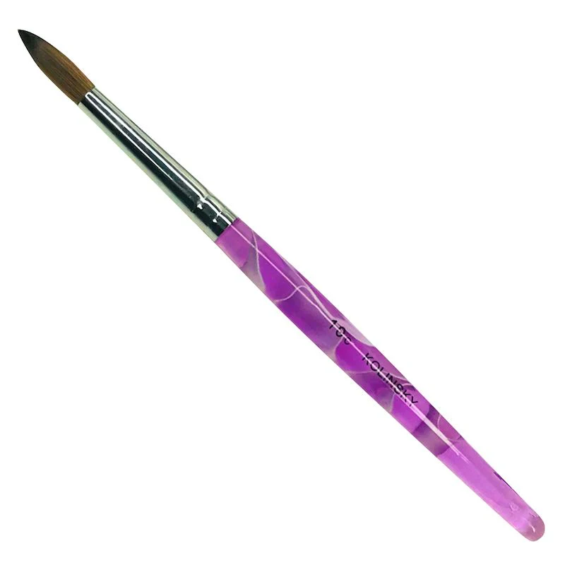 Round Kolinsky Acrylic Brush - Image 5