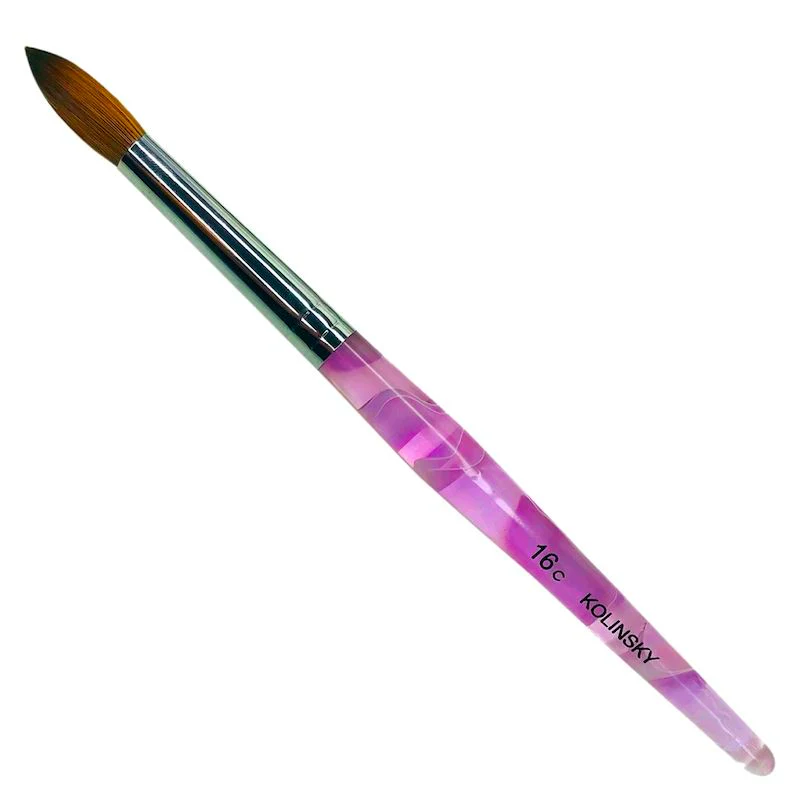 Round Kolinsky Acrylic Brush - Image 8