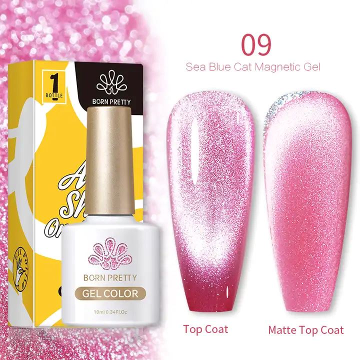 Sea Blue Cat Eye Magnetic Gel Polish Born Pretty - Image 13