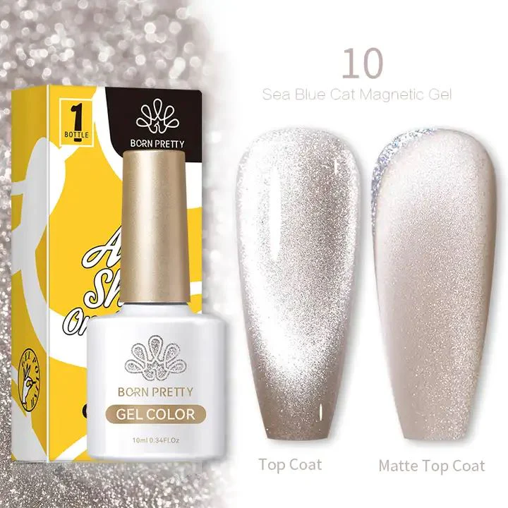 Sea Blue Cat Eye Magnetic Gel Polish Born Pretty - Image 14