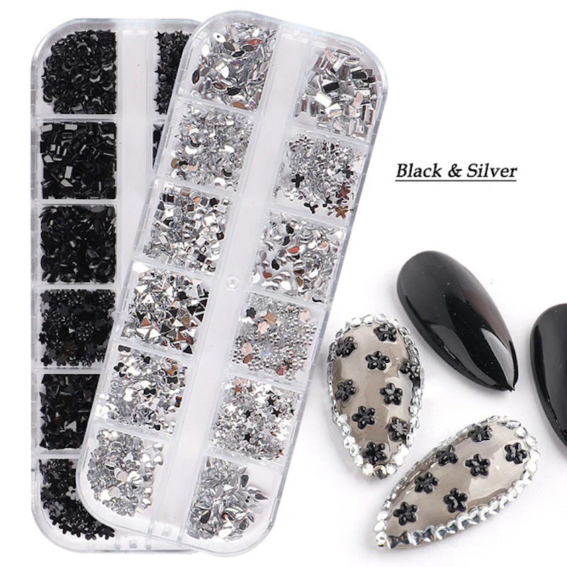 Shaped Nail Rhinestones Tray - Image 3