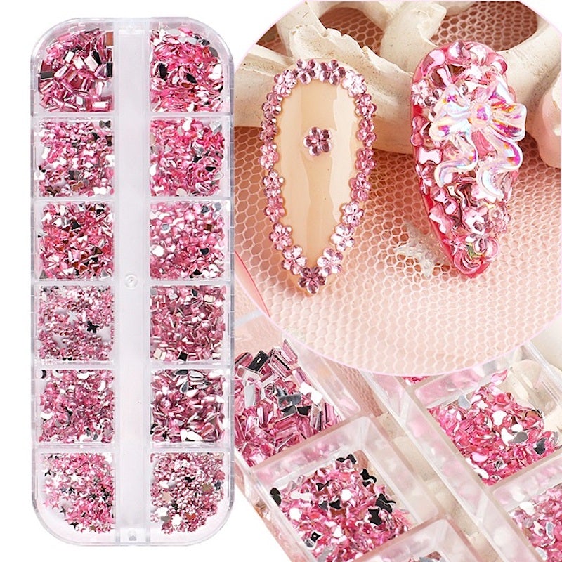 Shaped Nail Rhinestones Tray - Image 5