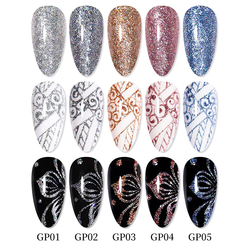 Shiny Glitter Gels Born Pretty - Image 4