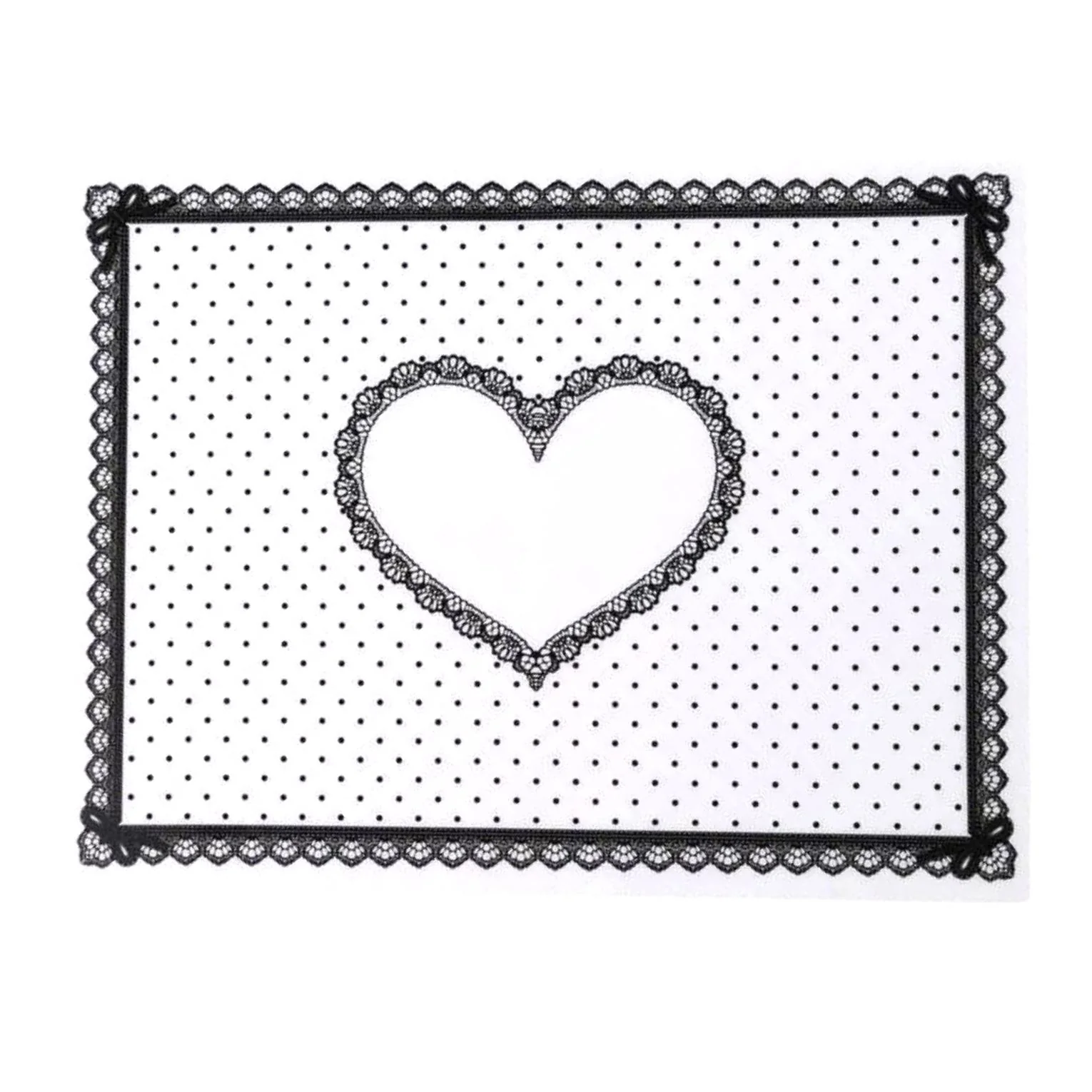 Silicone Nail Table Mat Heart Design - Image 3
