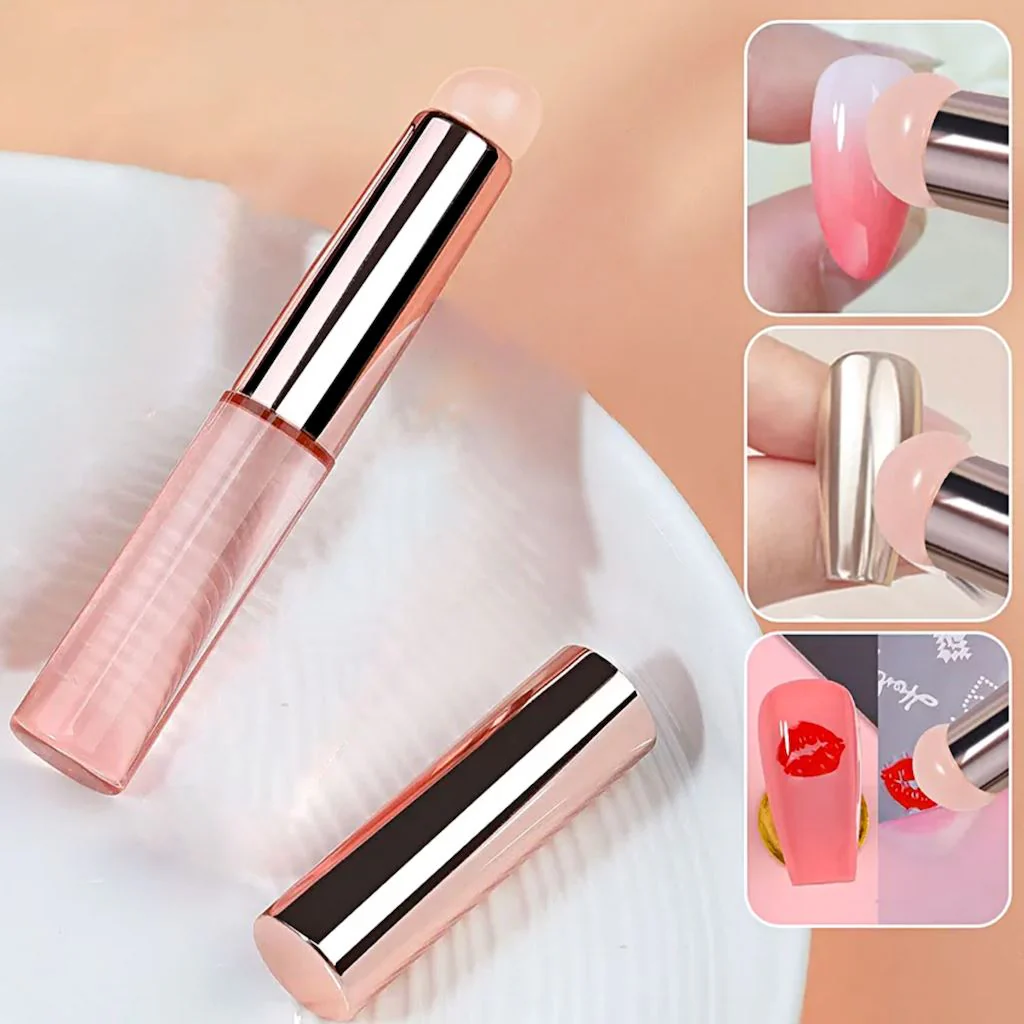 Silicone Stamper Tool - Translucent Pink - Image 2